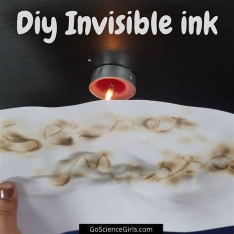 Invisible Ink Experiment (With Lemon Juice & Salt Solution) - Go ...