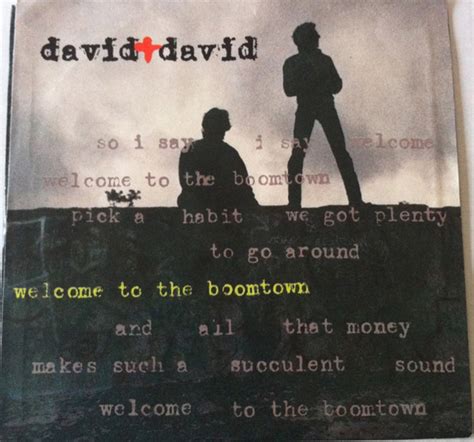 David + David - Welcome To The Boomtown (1986, Vinyl) | Discogs