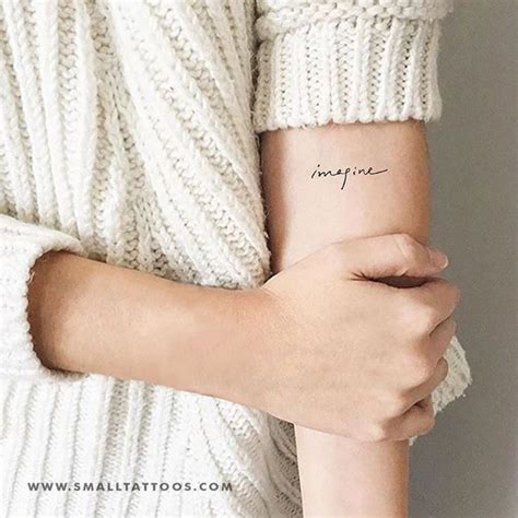 'Imagine' Temporary Tattoo (Set of 3) | Tatuaggi