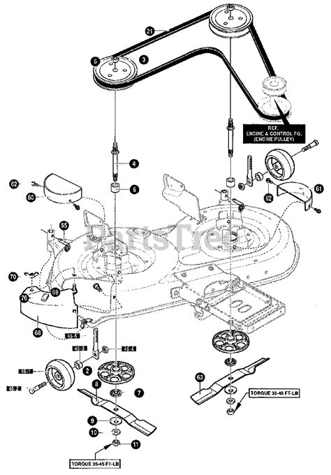 Scotts 42561x8B - Scotts 42" Lawn Tractor (1997) Mower Housing Assembly ...