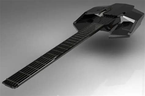 Black Haze Guitar by Andres Lüer Solorza - Tuvie Design