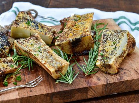 Keto Italian Roasted Marrow Bones - Culinary Lion