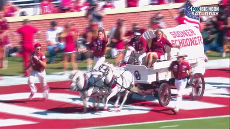 Oklahoma Sooner Schooner crashes during touchdown celebration | wkyc.com