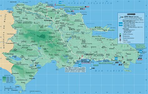 Mapa Rios De Republica Dominicana