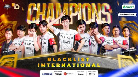 Mobile Legends: Blacklist International are the champions of MPL-PH ...