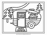 Camping Coloring Pages  Cute For Kids sketch template