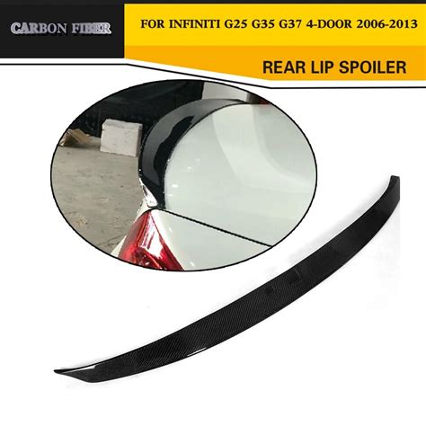 Carbon Fiber Car Rear Spoiler Rear wing spoiler fit for Infiniti G25 ...