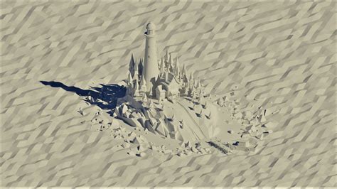 Low poly Island on Behance