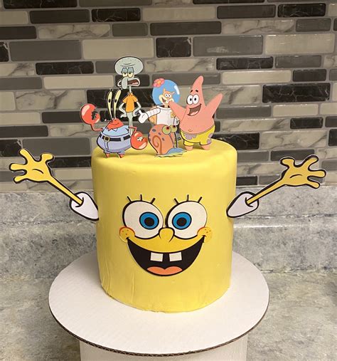 Excited to share the latest addition to my #etsy shop: SpongeBob Cake ...