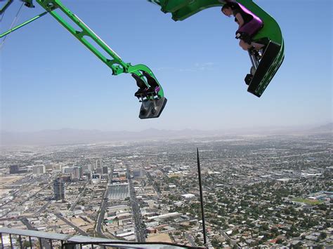 Top Rotating Restaurants, Stratosphere, Las Vegas, USA, Top Coaster view