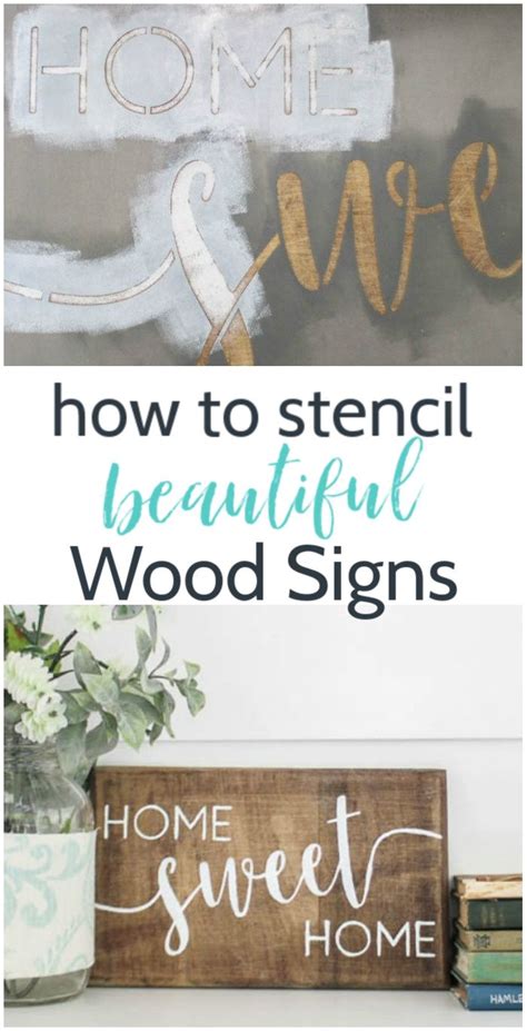 How to Stencil on Wood with Beautiful Results Every Time | Diy painted ...