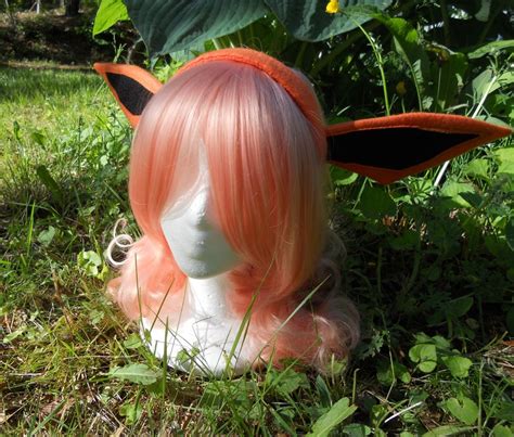 Hand Crafted Flareon Cosplay Ears - Eevee Evolution - Pokemon by Team ...