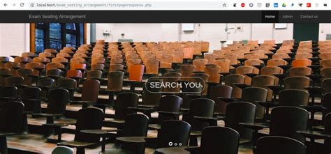 Exam Hall Seating Arrangement System Project in PHP with Source Code ...