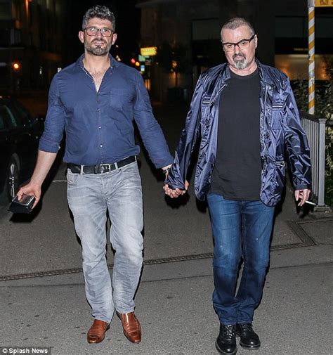 George Michael spotted out with boyfriend Fadi Fawaz in Switzerland | Daily Mail Online