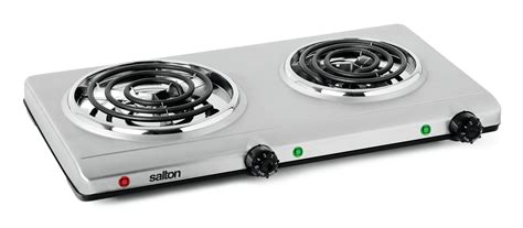 Salton Portable 19" Electric Cooktop with 2 Burners | eBay