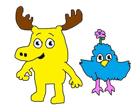 Moose A. Moose and Zee from Noggin by MJEGameandComicFan89 on DeviantArt