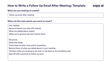 Follow Up Email After Meeting Templates: How To Write & Examples