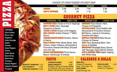 24 DELI & PIZZA menu in Hillsboro, Ohio, USA