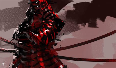 red samurai by VBagi on DeviantArt