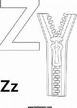 Zipper Coloring Page sketch template