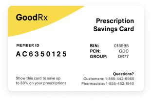 Prescription Discount Card - GoodRx