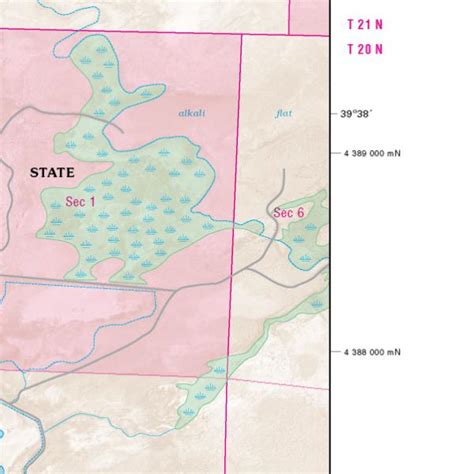 Fernley Area Map by Nevada Department of Transportation | Avenza Maps