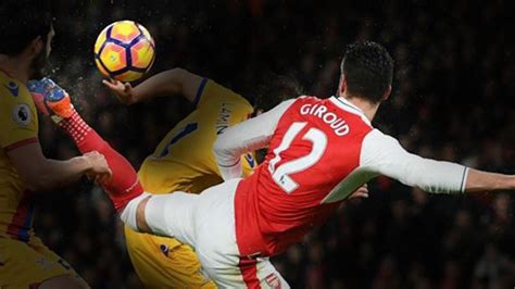 Olivier Giroud’s scorpion kick strike for Arsenal against Crystal ...