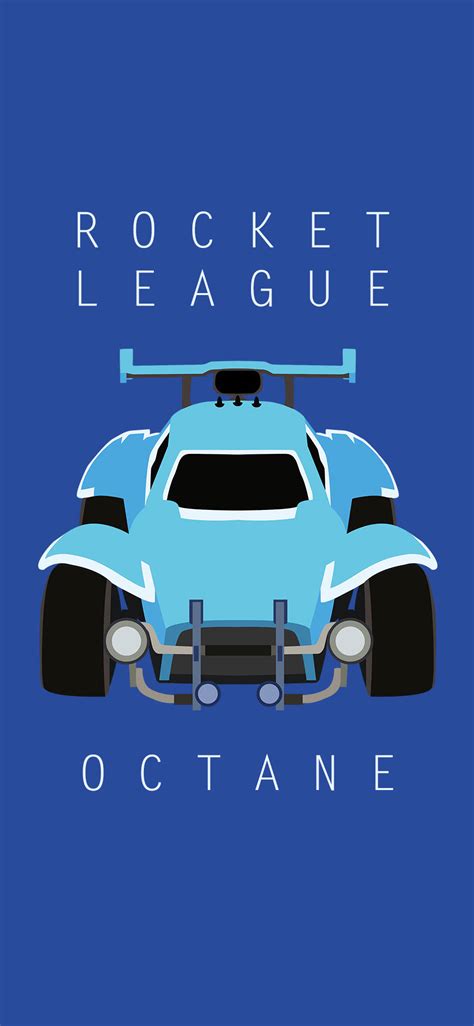 Download Sky Blue Octane Car Rocket League Iphone Wallpaper ...