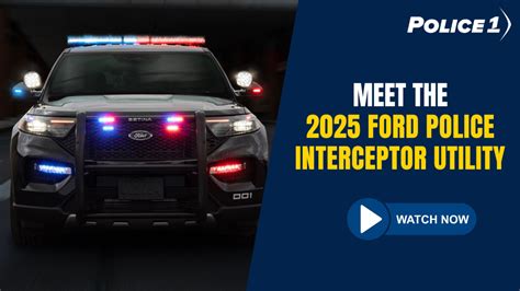 Ford unveils enhanced 2025 Police Interceptor Utility