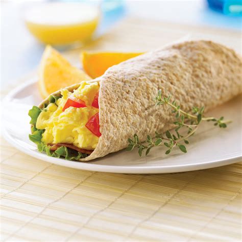 Scrambled Egg Tortilla Wraps : Recipe and best photos