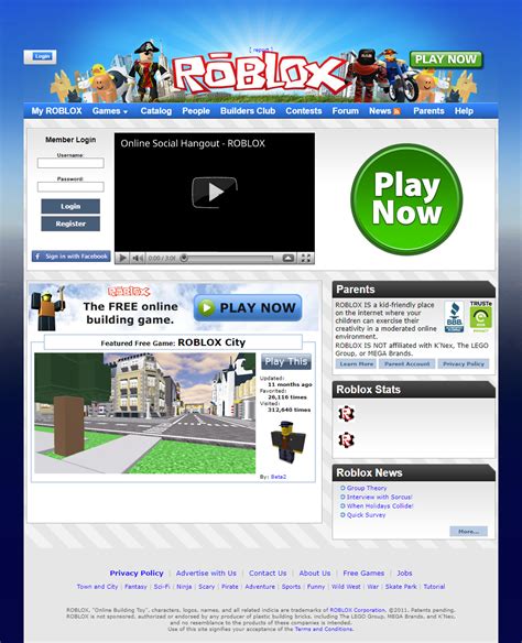 Roblox in 2011 timeline | Web Design Museum