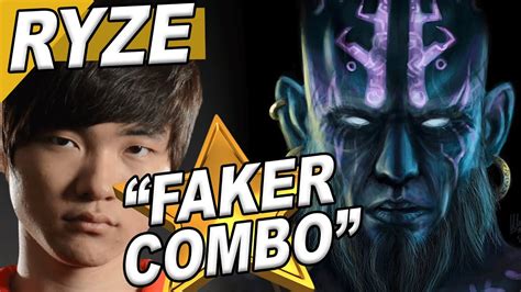 GUIDE RYZE "FAKER COMBO" - LE PERSO OP EN TOP COMME AU MID ! SKYYART GAME KOR LoL FR Faker Skin ...