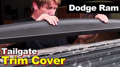 2009-2016 Dodge Ram Pickup Tailgate Molding Cover - YouTube