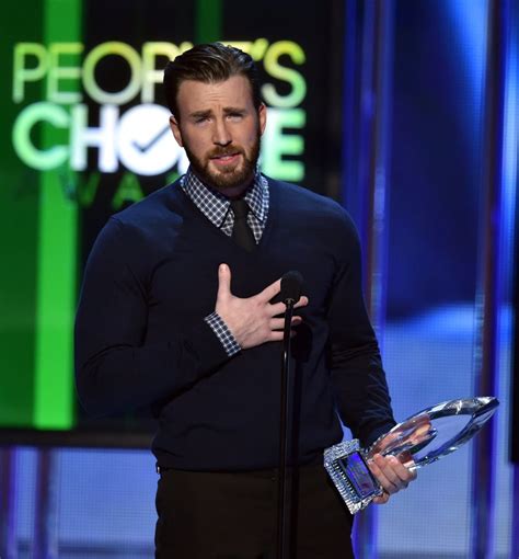 Chris Evans at the People's Choice Awards 2015 | POPSUGAR Celebrity