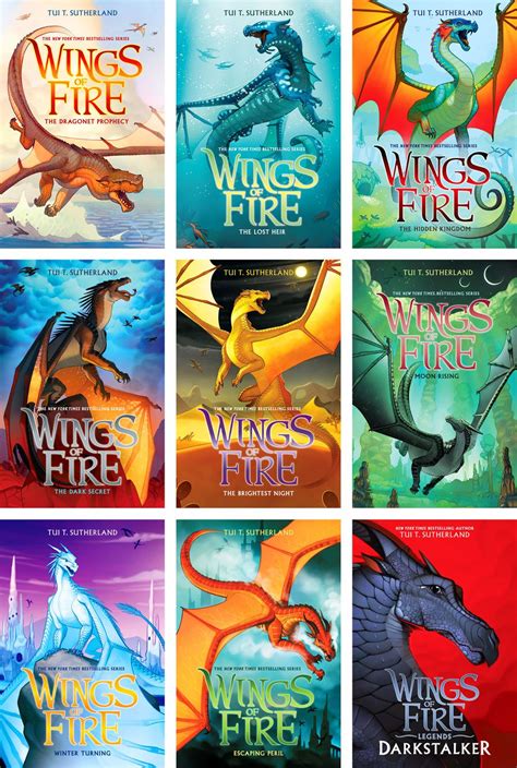 Wings of Fire Complete Series Collection 16 Titles (Darkness of Dragons Talons of Power) | Wings ...