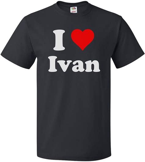 Amazon.com: ShirtScope I Love Ivan T Shirt I Heart Ivan Tee: Clothing