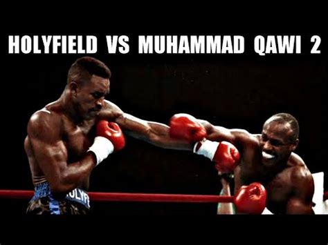 EVANDER HOLYFIELD VS DWIGHT MUHAMMAD QAWI 2 HIGHLIGHTS! - YouTube