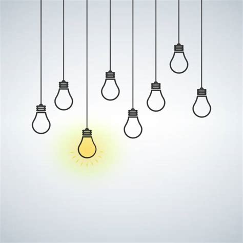 Hanging Lightbulbs Illustrations, Royalty-Free Vector Graphics & Clip Art - iStock