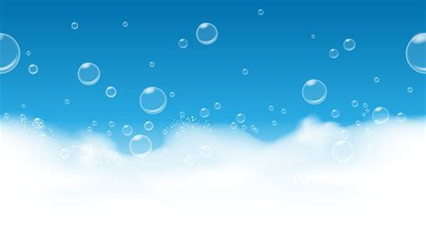 Soap bubbles background By vectortatu | TheHungryJPEG