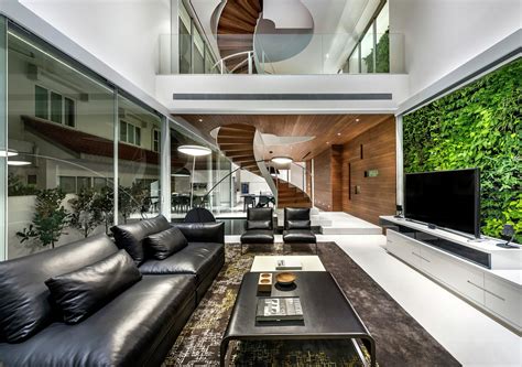 Diseño de interiores de sala techo a doble altura | Construye Hogar