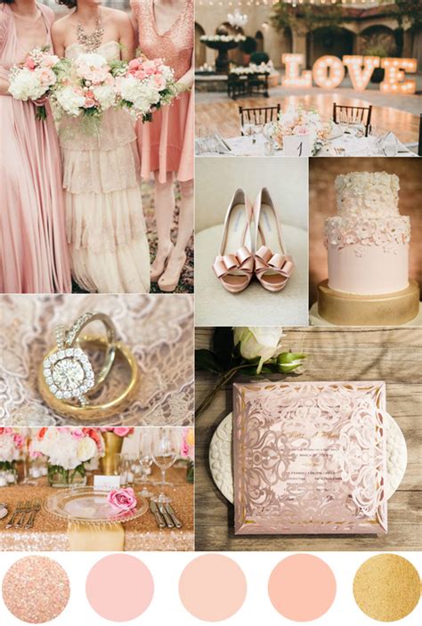 TOP 7 Amazing Pink And Gold Wedding Color Palettes – Elegantweddinginvites.com Blog