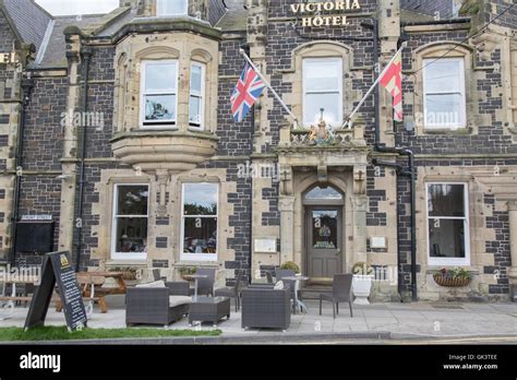 Victoria Hotel, Bamburgh, Northumberland; England; UK Stock Photo - Alamy