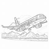 Avião Desenho Para Colorir sketch template