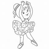 Coloring Dancing Stock Illustrations – 1226  sketch template