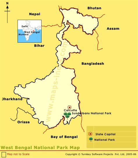 National Parks in West Bengal,Maps of National Parks in West Bengal,West Bengal National Parks ...