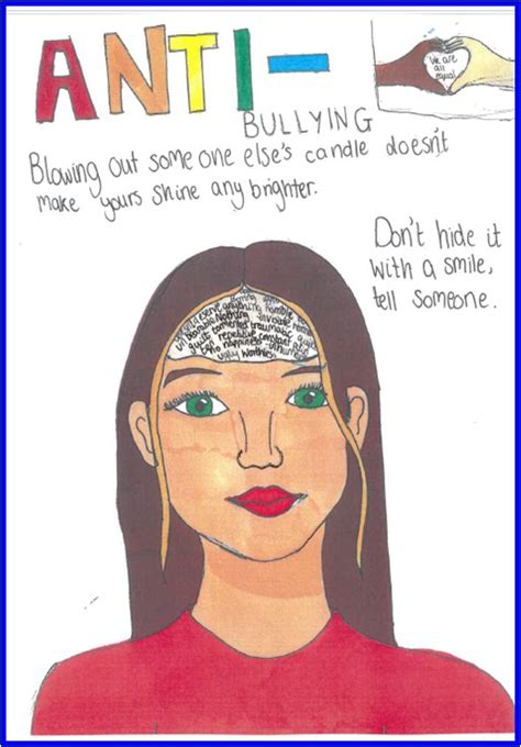 compagno Nord America Rilevare anti bullying poster drawing ...