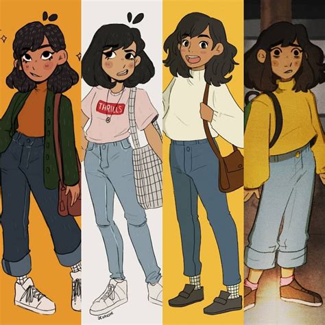 Here's a compilation of recent drawings of me lol one thing I never draw the same is myself but ...