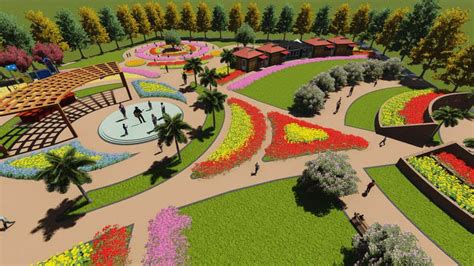 Open Area Landscape Design And 3d Rendering | Freelancer