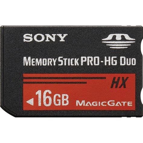 Sony 16GB Memory Stick PRO-HG Duo MSHX16B/M B&H Photo Video