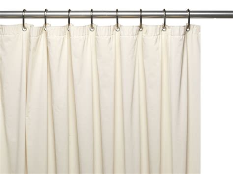 BetterBath Extra Long Vinyl Shower Curtain Liner with Metal Grommets (72" x 78") - Beige ...